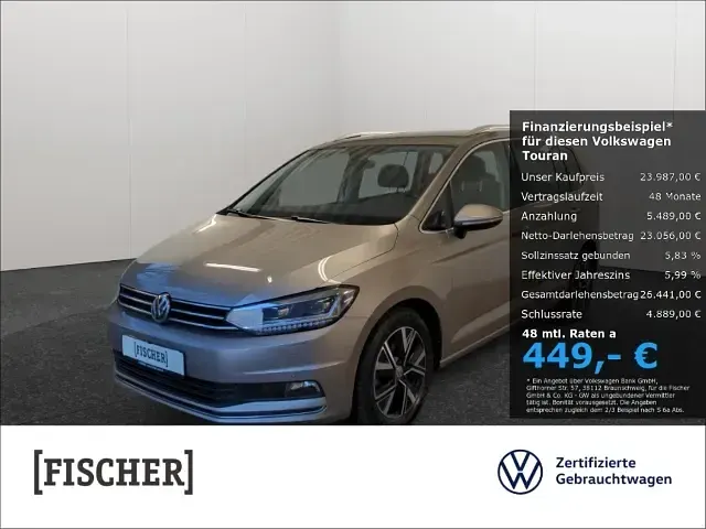 Gebraucht VW Touran Highline 150 PS (110 kW) 2019 Van / Kleinbus
