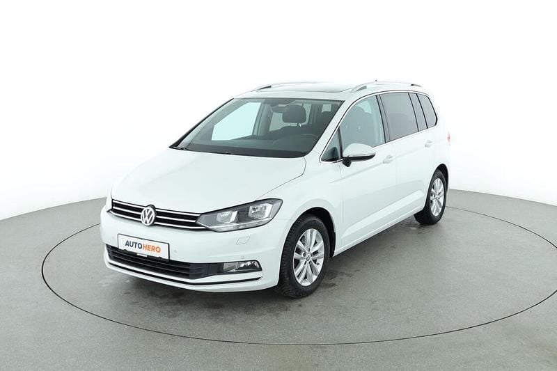Weiß Gebraucht 2016 VW Touran Highline Van / Kleinbus | 17.230 € (Superpreis) - Bild 1/3