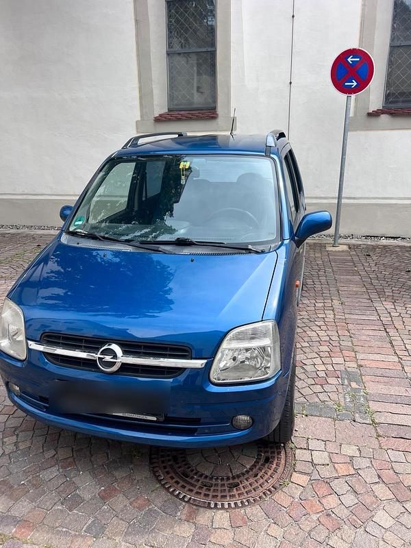 Blau Gebraucht 2002 Opel Agila Kleinwagen | 800 € (Fairer Preis) - Bild 1/4