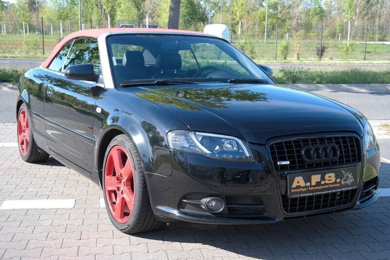 Schwarz Gebraucht 2007 Audi A4 Cabriolet Sport Cabrio | 5.990 € (Guter Preis) - Bild 1/4