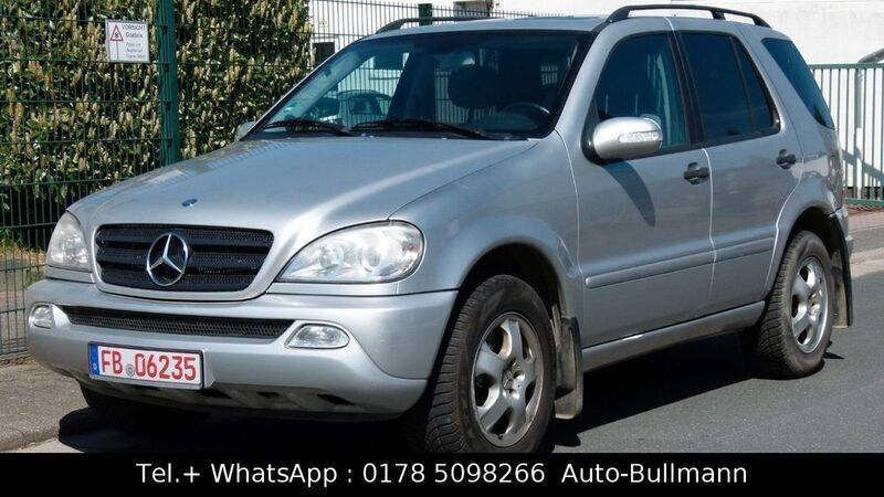 Silber Gebraucht 2002 Mercedes ML270 SUV | 2.200 € (Superpreis) - Bild 1/4