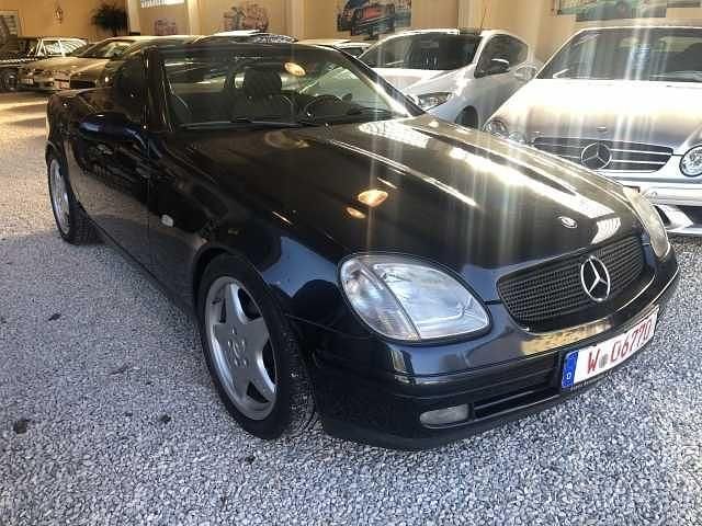Gebraucht Mercedes SLK230 193 PS (141 kW) 1998 Blau metallic Cabrio