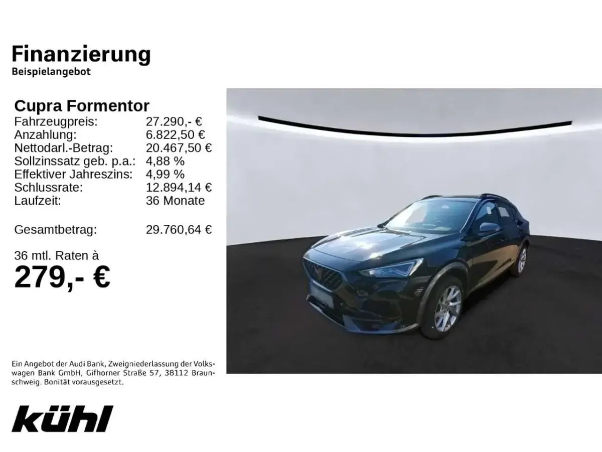 Usata Cupra Formentor 150 CV (110 kW) 2023 Nero SUV