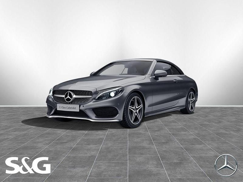 Metalliclack selenitgrau Gebraucht 2017 Mercedes C300 AMG Cabrio | 32.990 € (Fairer Preis) - Bild 1/4