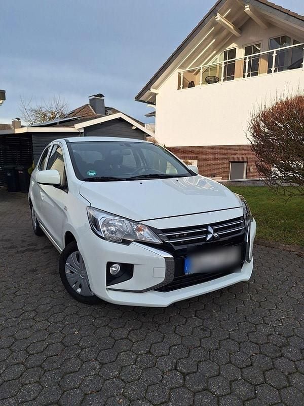 Weiß Gebraucht 2021 Mitsubishi Space Star Kleinwagen | 7.700 € (Superpreis) - Bild 1/4