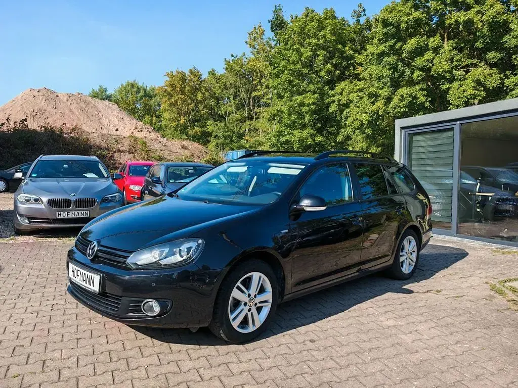 Gebraucht VW Golf VI Match 140 PS (102 kW) 2013 Schwarz Kombi
