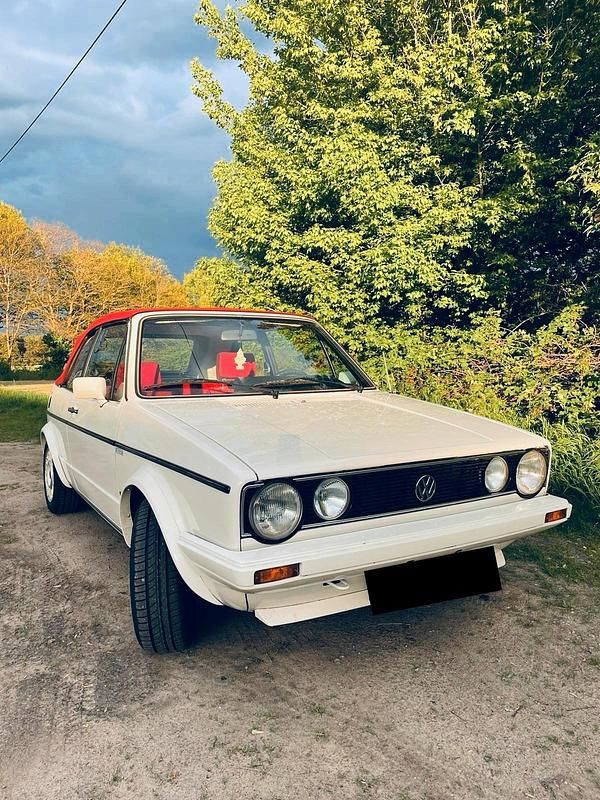 Gebraucht VW Golf Cabriolet Karmann 72 PS (52 kW) 1987 Weiß Cabrio