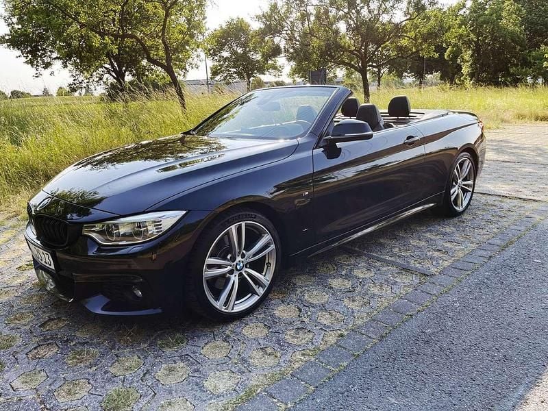 Schwarz Gebraucht 2016 BMW 430 Cabriolet Sport Line Cabrio | 23.600 € (Teuer) - Bild 1/4