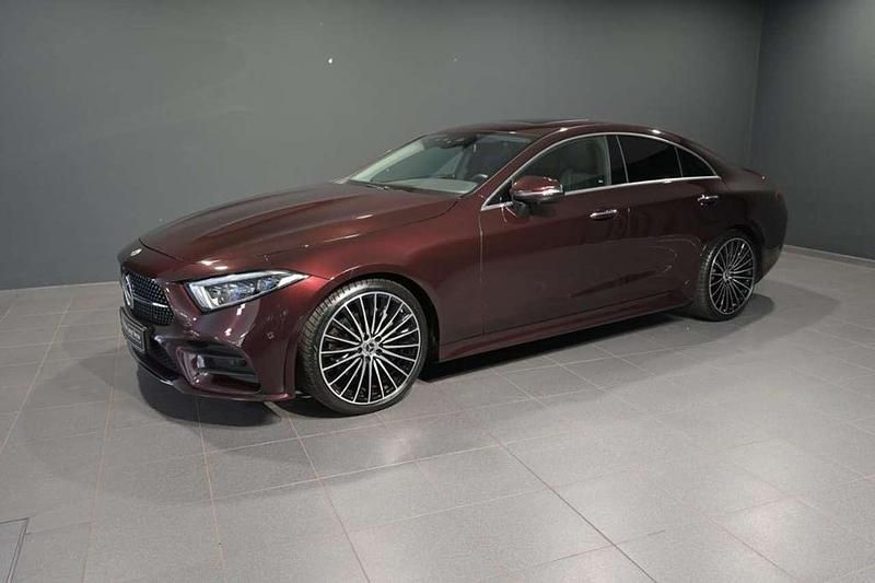 Rubellitrot metallic Gebraucht 2022 Mercedes CLS350 Coupé | 48.950 € (Fairer Preis) - Bild 1/3