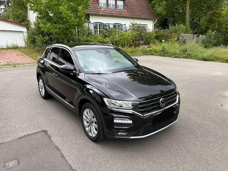 Schwarz Gebraucht 2021 VW T-Roc Sport SUV | 24.800 € (Fairer Preis) - Bild 1/4