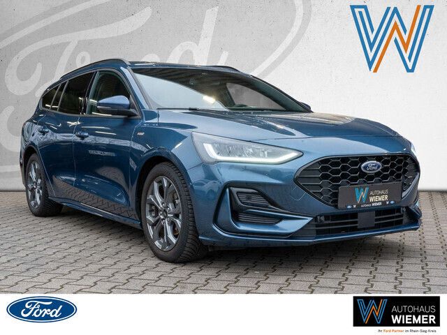 Gebraucht Ford Focus ST-Line X 125 PS (91 kW) 2023 Chrome blue Kombi