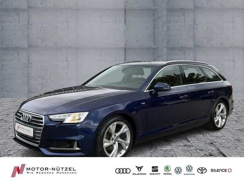 Navarrablau metallic Gebraucht 2019 Audi A4 S-Line Kombi | 22.830 € (Guter Preis) - Bild 1/4