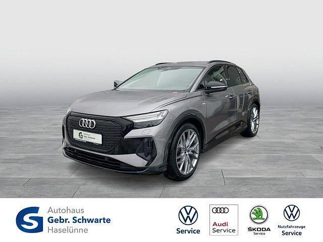 Grau Gebraucht 2021 Audi Q4 e-tron S-Line SUV | 33.940 € (Etwas zu teuer) - Bild 1/4
