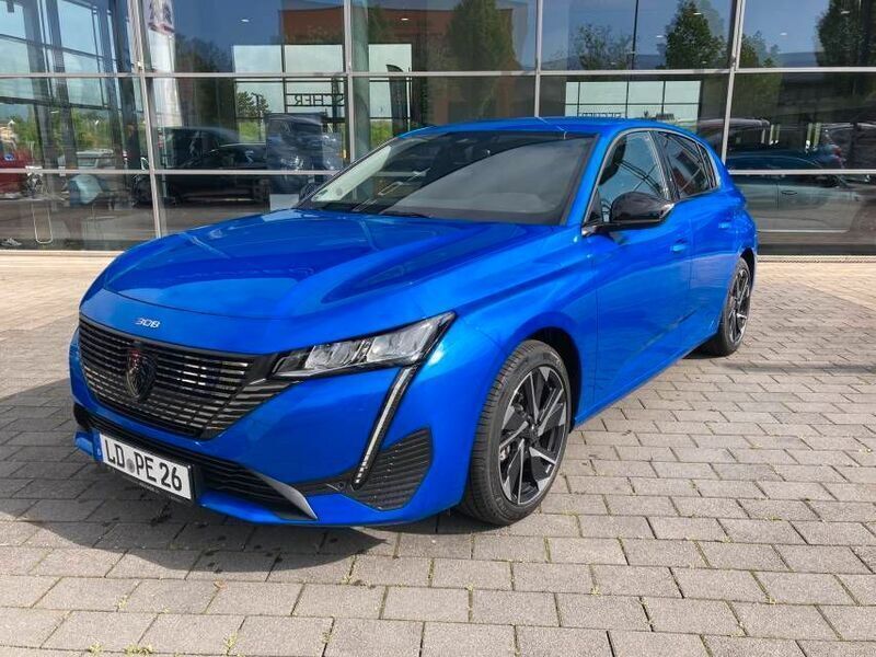 Blau Gebraucht 2023 Peugeot 308 Allure Limousine | 27.990 € (Teuer) - Bild 1/4