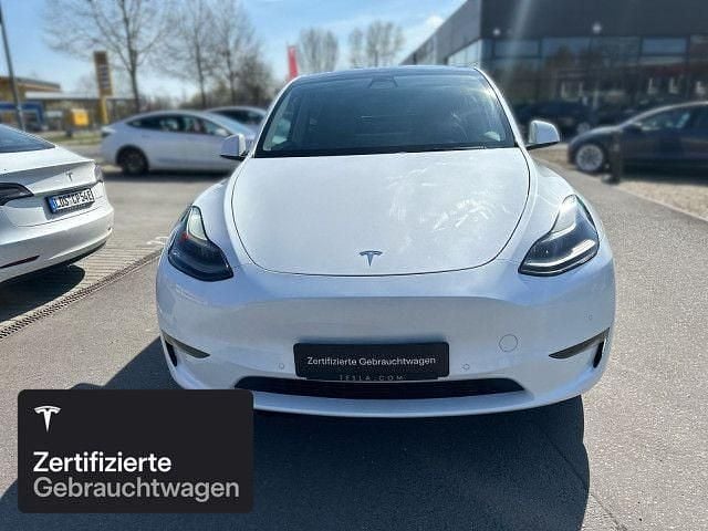 Gebraucht Tesla Model Y Long Range AWD 258 kW (351 PS) 2021 Weiß SUV