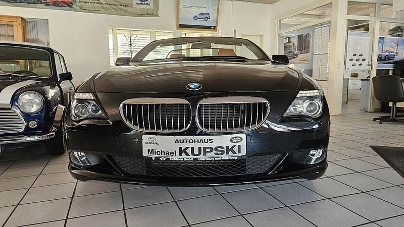 Schwarz Gebraucht 2007 BMW 650 Cabriolet Performance Cabrio | 23.900 € - Bild 1/4