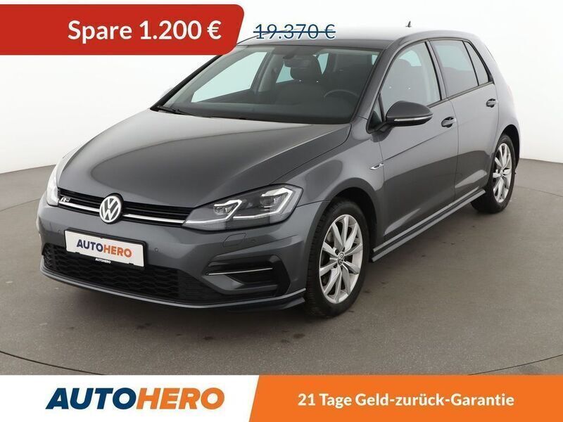 Grau Gebraucht 2018 VW Golf VII Highline Limousine | 18.170 € (Fairer Preis) - Bild 1/3