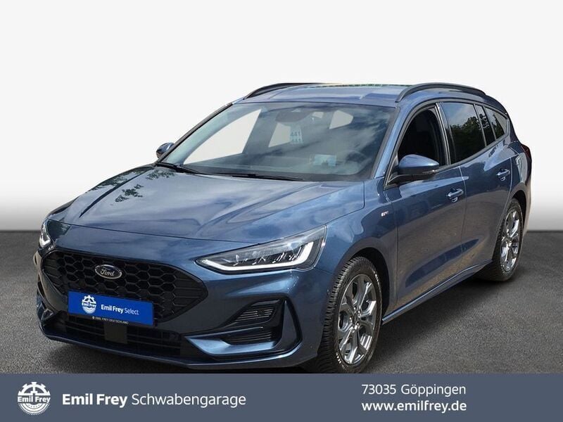 Chrome blue metallic Gebraucht 2023 Ford Focus ST-Line X Kombi | 22.390 € (Guter Preis) - Bild 1/4