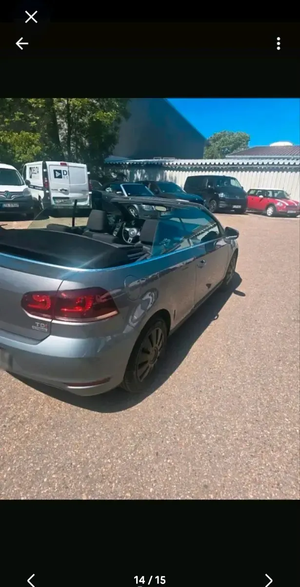 Gebraucht VW Golf Cabriolet 77 PS (56 kW) 2012 Grau Cabrio