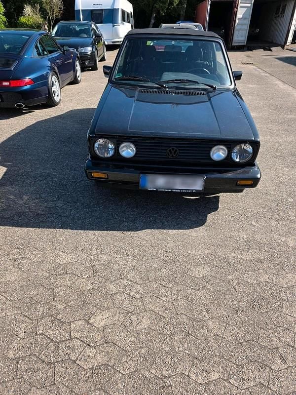 Schwarz Gebraucht 1990 VW Golf Cabriolet Cabrio | 7.999 € - Bild 1/4