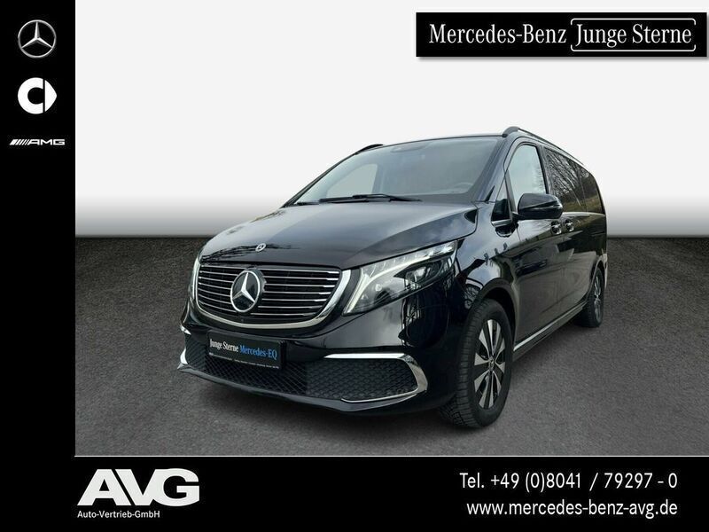Obsidianschwarz Gebraucht 2022 Mercedes EQV300 Avantgarde Kombi | 44.400 € (Fairer Preis) - Bild 1/4