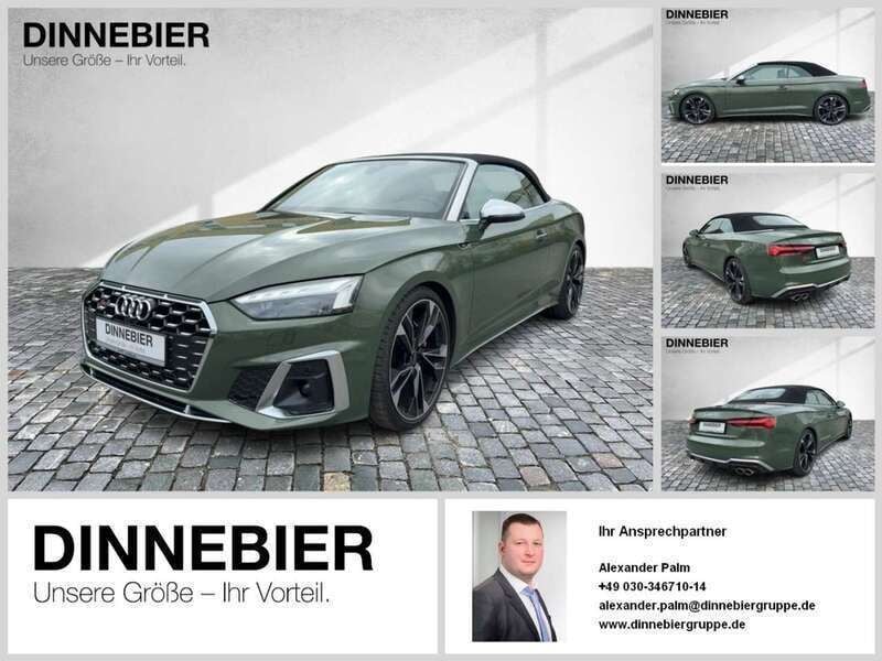 Distriktgrün metallic Gebraucht 2023 Audi S5 Cabriolet Cabrio | 61.590 € (Fairer Preis) - Bild 1/3