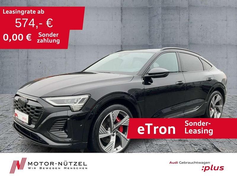 Schwarz Gebraucht 2023 Audi Q8 e-tron S-Line SUV | 76.460 € - Bild 1/4