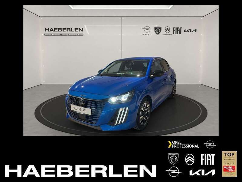 Blau/typ aussenverkleidung met Neu 2025 Peugeot 208 Allure Kleinwagen | 24.790 € (Teuer) - Bild 1/4