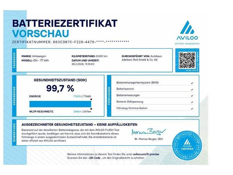 Gebraucht VW ID.4 Pro 210 kW (286 PS) 2025 Weiß SUV