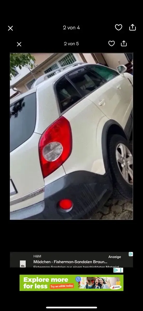 Occasion Opel Antara 150 ch (110 kW) 2010 Blanc SUV