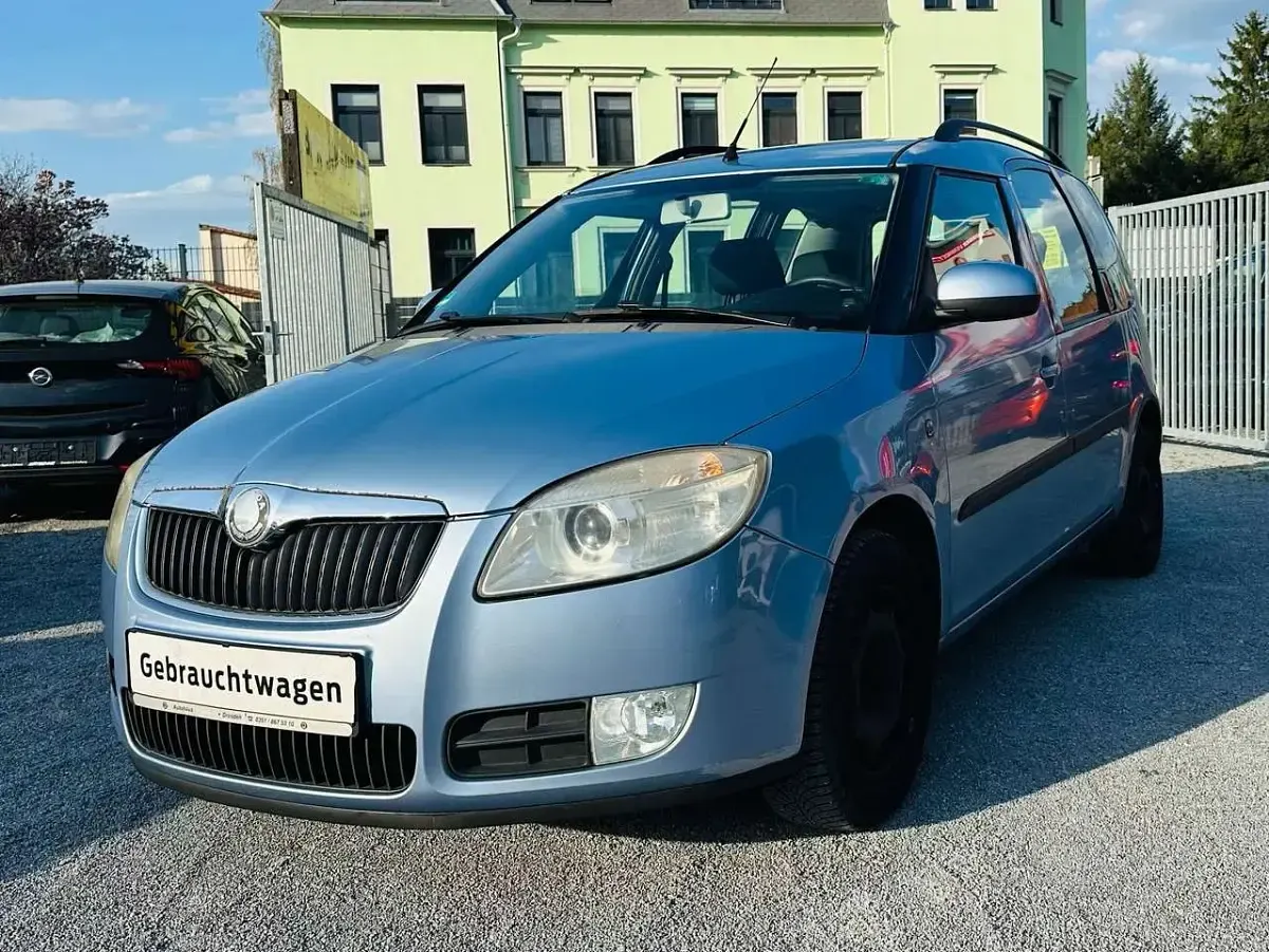 Gebraucht Skoda Roomster Style 86 PS (63 kW) 2007 Modra polar/polar blau Van / Kleinbus