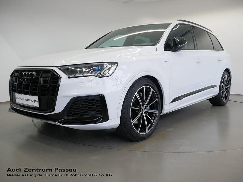 Gletscherweiss metallic Gebraucht 2020 Audi Q7 S-Line SUV | 46.745 € (Fairer Preis) - Bild 1/4