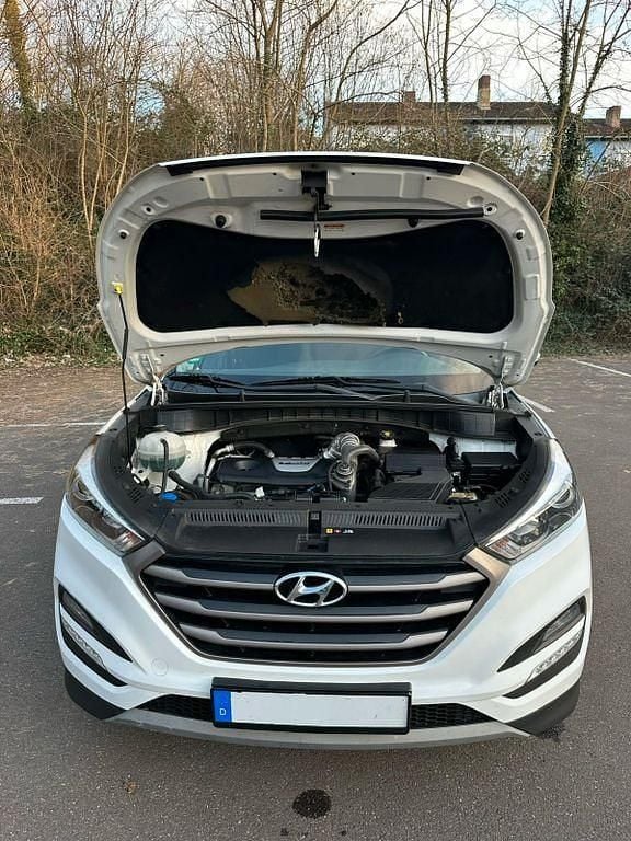 Gebraucht Hyundai Tucson 177 PS (130 kW) 2017 Weiß SUV