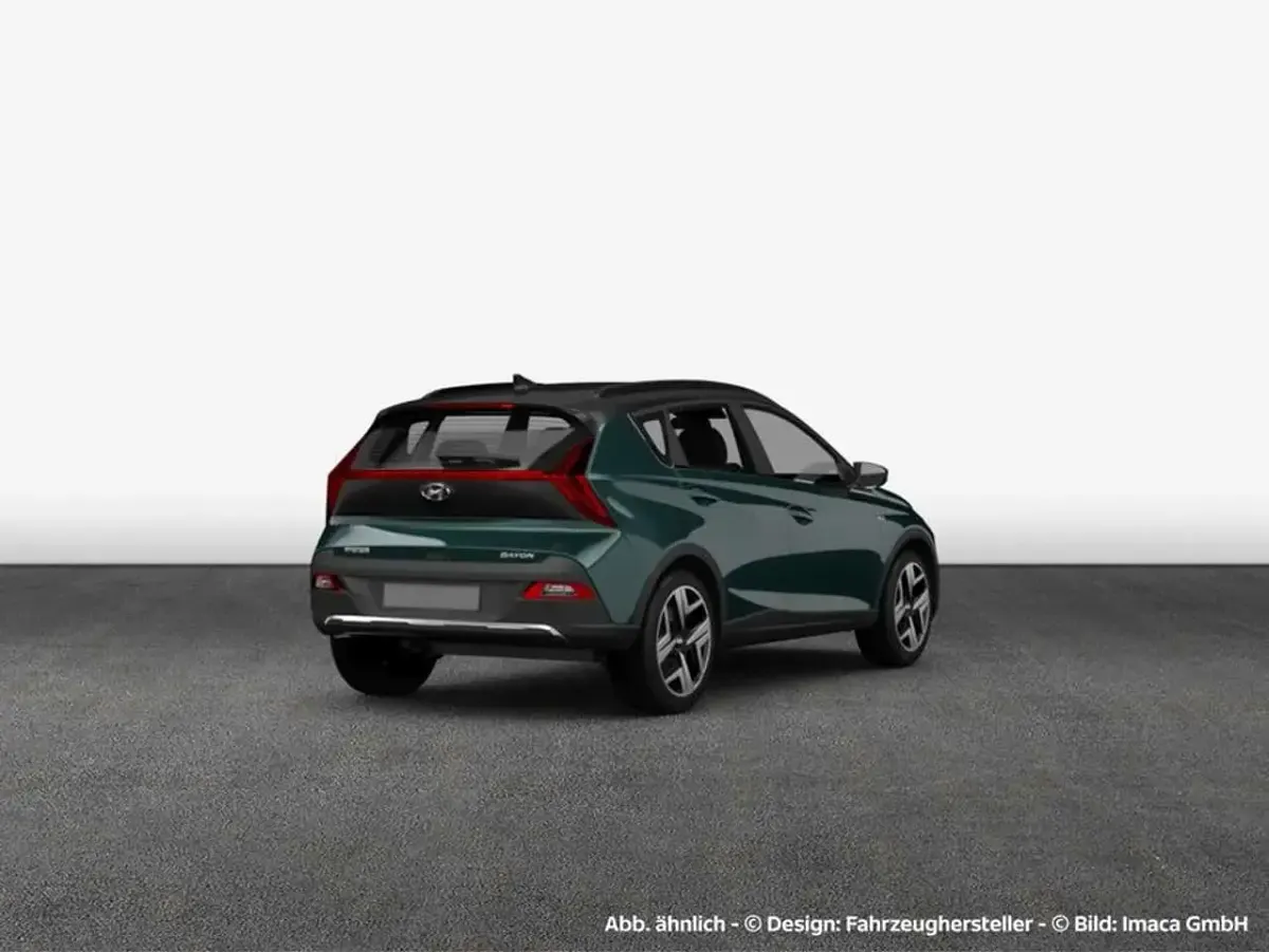 Gebraucht Hyundai Bayon Select 101 PS (74 kW) 2023 Mangrove green mineraleffekt SUV