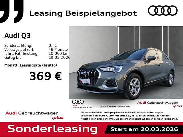 Gebraucht Audi Q3 Advanced Plus 150 PS (110 kW) 2025 Grau SUV