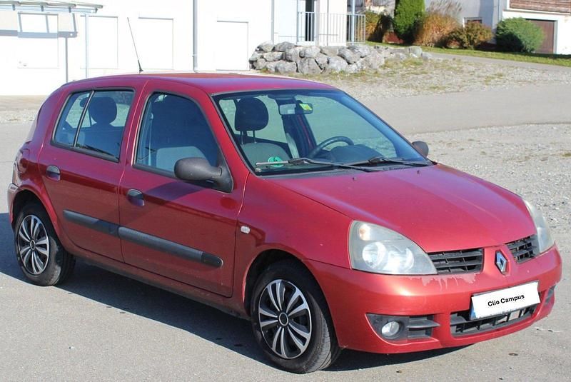 Rot Gebraucht 2007 Renault Clio II Campus Kleinwagen | 2.990 € (Etwas zu teuer) - Bild 1/4