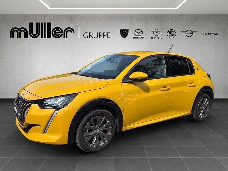 Gelb Gebraucht 2021 Peugeot e-208 Allure Kleinwagen | 15.990 € (Guter Preis) - Bild 1/4