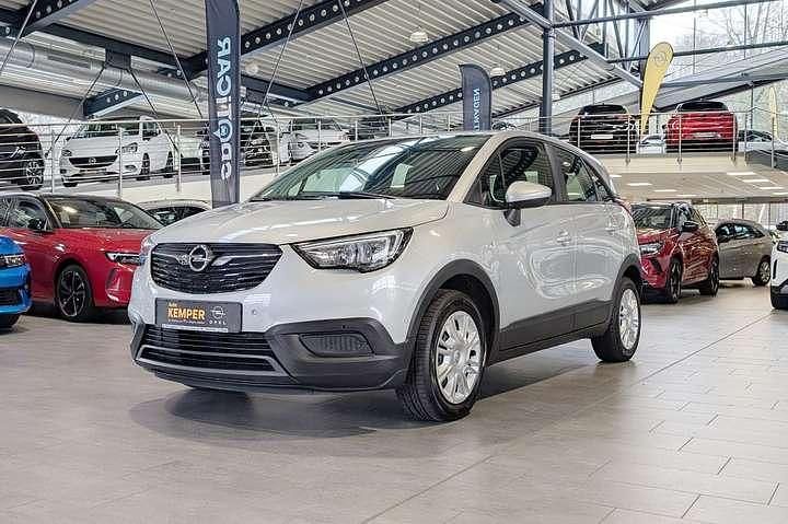 Gebraucht Opel Crossland X Edition 110 PS (80 kW) 2018 Argon silber (metallic) SUV