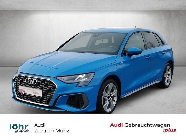 Turboblau Gebraucht 2023 Audi A3 Sportback e-tron S-Line Kleinwagen | 23.980 € (Guter Preis) - Bild 1/4