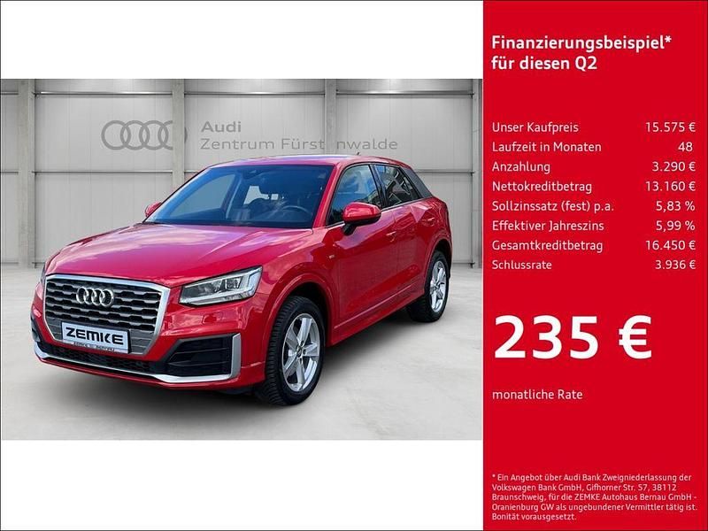 Rot Gebraucht 2018 Audi Q2 Sport SUV | 16.925 € (Etwas zu teuer) - Bild 1/4
