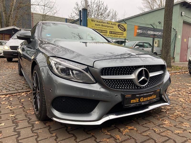 Grau Gebraucht 2016 Mercedes C300 AMG line Coupé | 20.990 € (Fairer Preis) - Bild 1/4