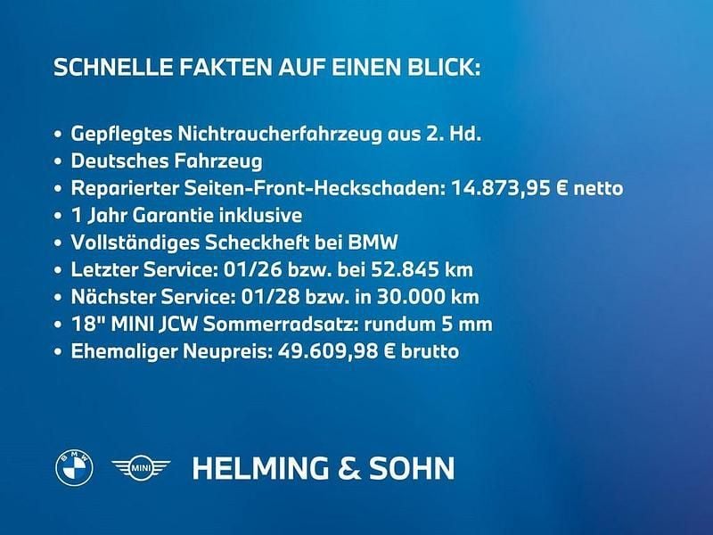 Gebraucht Mini John Cooper Works Chili 231 PS (169 kW) 2021 Blau Kleinwagen