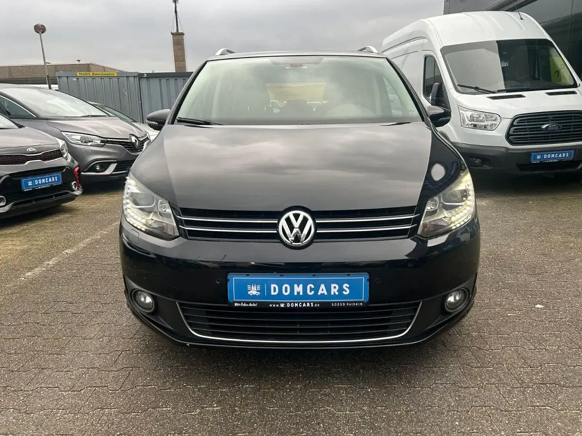 Gebraucht VW Touran Highline 140 PS (102 kW) 2010 Schwarz Van / Kleinbus