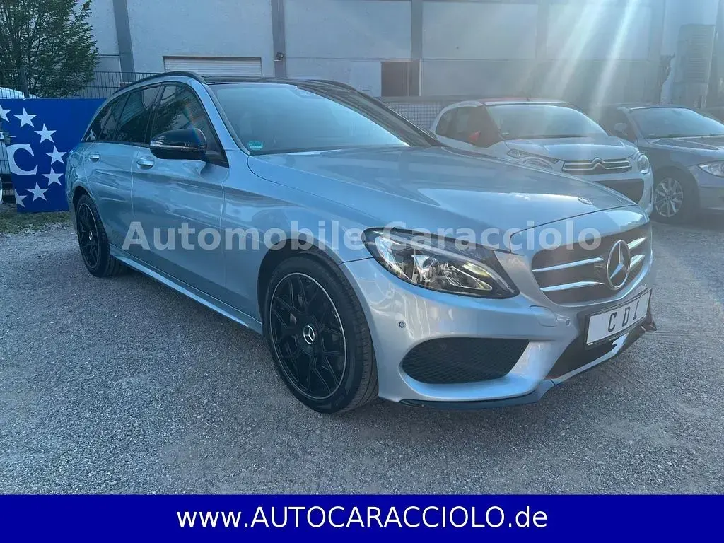 Gebraucht Mercedes C250 AMG line 204 PS (150 kW) 2017 Blau Limousine