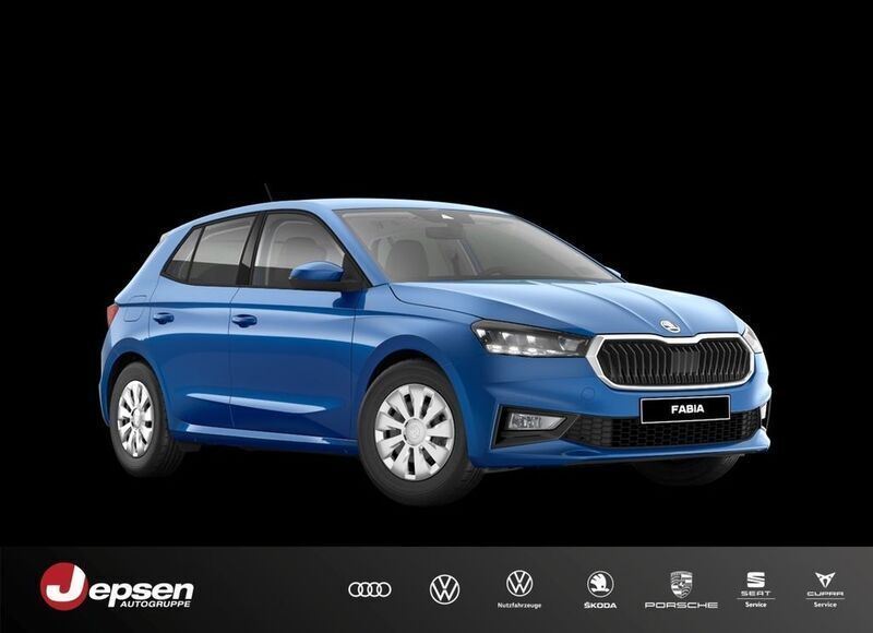 Blau Neu 2024 Skoda Fabia Essence Limousine | 16.670 € (Superpreis) - Bild 1/4
