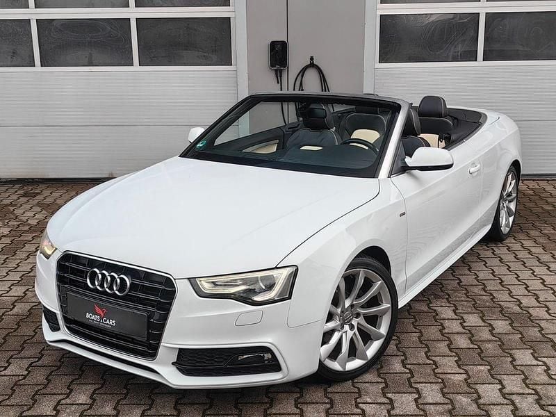 Gebraucht Audi A5 Cabriolet S-Line 170 PS (125 kW) 2012 Weiß Cabrio