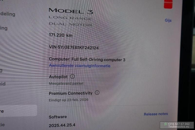 Gebraucht Tesla Model 3 Long Range AWD 258 kW (351 PS) 2019 Rot Limousine