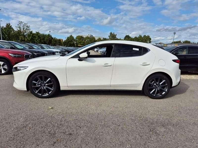 Neu Mazda 3 Exclusive-Line 140 PS (102 kW) 2025 Snowflake white pearl Limousine