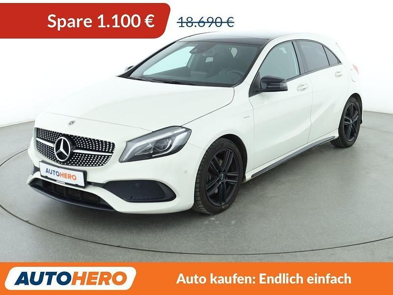Weiß Gebraucht 2017 Mercedes A200 AMG Limousine | 17.590 € (Fairer Preis) - Bild 1/3