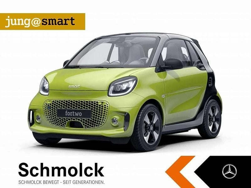 Grün Gebraucht 2024 Smart ForTwo Electric Drive Exclusive Cabrio | 17.900 € (Fairer Preis) - Bild 1/4